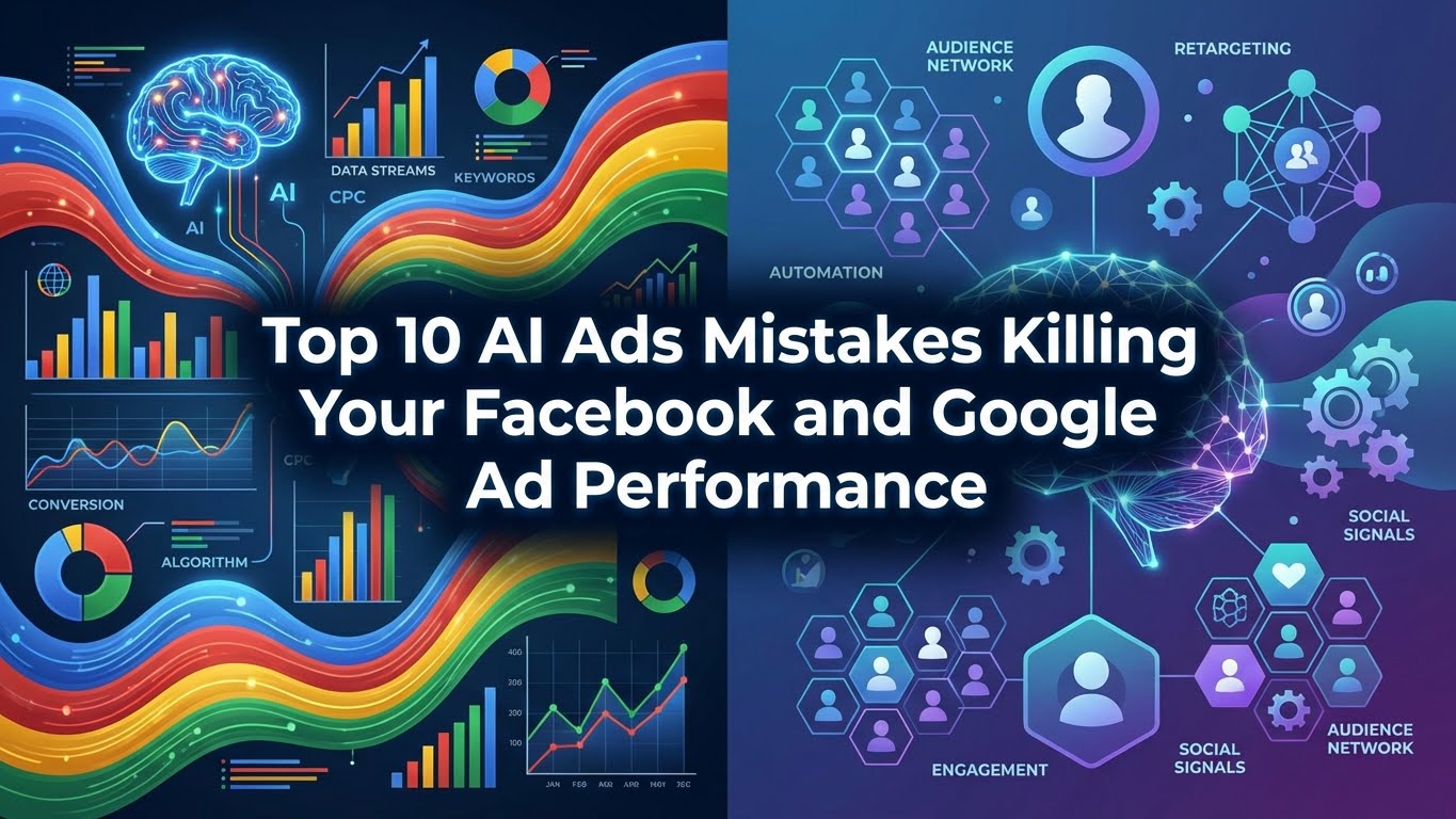 10 AI Ads Mistakes Killing Your FB and Google Ad Performance